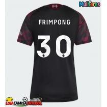 Camisa de Futebol Liverpool Jeremie Frimpong #30 Equipamento Alternativo Mulheres 2026-27 Manga Curta